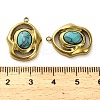 Dyed Synthetic Turquoise Pendants STAS-H438-10G-03-3