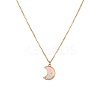 304 Stainless Steel Pendant Necklaces & Stud Earrings Sets for Girl's WG60F59-02-3
