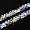 Electroplate Glass Beads Strands EGLA-T021-20A-1