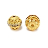 Brass Rhinestone Beads RB-A011-10mm-G-3