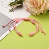 Adjustable Braided Nylon Cord Bracelet Making AJEW-JB00758-02-4
