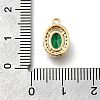 Brass Micro Pave Cubic Zirconia Pendants KK-D312-09G-05-3