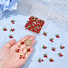 50Pcs Acrylic Pendant PALLOY-HS00018-3
