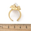 304 Stainless Steel Cuff Rings for Women LS-RJEW-D302-02G-06-3