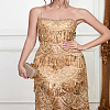 4 Yards Gold Metallic Lace Trim OCOR-LP0002-49-3