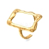 304 Stainless Steel Open Cuff Rings LS-RJEW-M072-05G-2