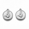 Non-Tarnish 304 Stainless Steel Pendants STAS-A042-01P-1
