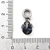Dragon Claw 316 Surgical Stainless Steel & Round Natural Lapis Lazuli Pendant Decoration STAS-Z165-01AS-02-3