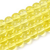 Transparent Glass Beads Strands GLAA-T032-T6mm-12-1