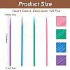 4 Bags 4 Colors Cotton Swab Brushes MRMJ-BBC0001-01-2