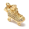 Rack Plating Brass & Cubic Zirconia Pendants KK-L216-064G-1