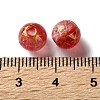 Transparent Crackle Acrylic Beads DACR-D300-01F-8mm-3