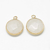 Natural White Jade Pendants X-G-Q964-13G-2