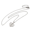 Non-Tarnish 306 Stainless Steel Pendant Necklace for Women NJEW-Q772-01P-10-1