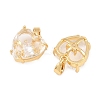Brass Micro Pave Cubic Zirconia Pendants KK-I475-03G-01-2