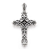 Tibetan Style Alloy Cross Gothic Pendants X-TIBEP-371-AS-LF-1