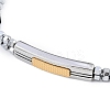 Synthetic Non-magnetic Hematite Beaded Bracelets BJEW-S156-05P-C-2