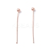 Brass Ball Head Pins LS-KK-WH0058-02A-RG-1