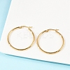 201 Stainless Steel Hoop Earrings EJEW-I245-20F-5