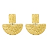 304 Stainless Steel Dangle Stud Earrings for Women EJEW-K268-12B-G-4