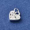 925 Sterling Silver Micro Pave Cubic Zirconia Charms STER-D309-01D-S-3