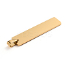 Ion Plating(IP) 304 Stainless Steel Pendants STAS-D142-01B-G-2
