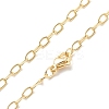 Brass Cable Chains Necklace for Women NJEW-P265-32G-1