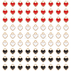 90Pcs 3 Colors  Alloy Enamel Charms ENAM-UN0001-06-1