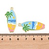 Ocean Alloy Enamel Pendants FIND-E057-02I-3