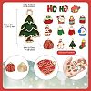 15Pcs 15 Styles Christmas Theme Alloy Enamel Pendants ENAM-FS0003-97-4