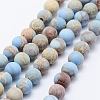 Natural Imperial Jasper Beads Strands G-K232-8mm-01A-1