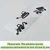 Waterproof PVC Self Adhesive Stickers STIC-WH20010-10-4