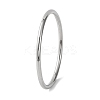 Plain 304 Stainless Steel Bangles for Women BJEW-B104-32A-P-1