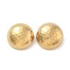 Ion Plating(IP) 304 Stainless Steel Half Round Stud Earrings for Women EJEW-M089-10G-4