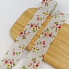 10M Cotton Linen Printed Ribbons PW-WG53274-03-1