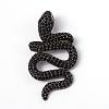 316 Surgical Stainless Steel Rhinestone Big Pendants STAS-L184-078-1