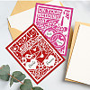 Carbon Steel Cutting Dies Stencils DIY-WH0309-1450-4