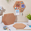 15Pcs Self-adhesive Cork Insulation Sheets AJEW-AR0004-84B-7