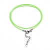 Waxed Cotton Cord Necklace Making MAK-S034-006-3