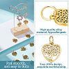 100Pcs Tibetan Style Alloy Pendants PALLOY-GO00038-5