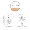 201 Stainless Steel Charms STAS-CJC0007-01-2
