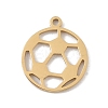 304 Stainless Steel Pendants STAS-B062-06G-1