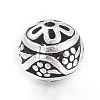 Tibetan Style Alloy 3-Hole Guru Bead Sets PALLOY-TAC0009-36AS-5