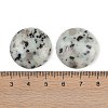 Natural Sesame Jasper Cabochons G-H1596-FR-25mm-14-3