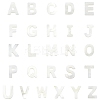 26Pcs 26 Styles Natural Freshwater Shell Letter Charms BSHE-YW0001-15-1
