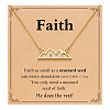 Mountain 201 Stainless Steel Mustard Seed Pendant Necklaces for Women WG511AE-03-1