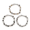 201 Stainless Steel Link Chain Bracelets for Men Women BJEW-B143-08-2