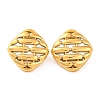 Ion Plating(IP) 304 Stainless Steel Stud Earrings EJEW-G395-09G-2
