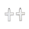 304 Stainless Steel Pendants STAS-S136-02P-01-1