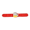 (Jewelry Parties Factory Sale)Christmas Slap Bracelets X1-BJEW-B012-03-1